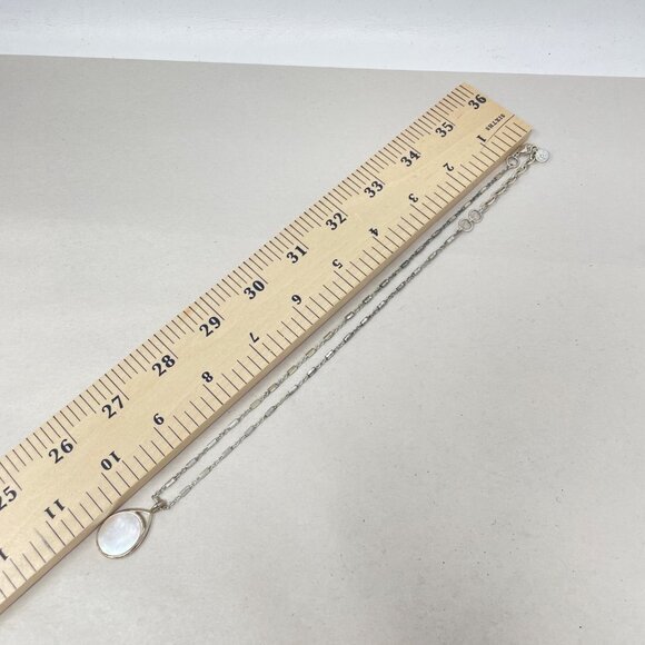 Stella & Dot Aurelia Mother Of‎ Pearl Necklace Set Convertible Reversible - Picture 7 of 11